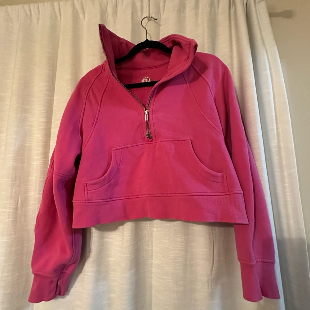 Pink lululemon Half-Zip Sweatshirt